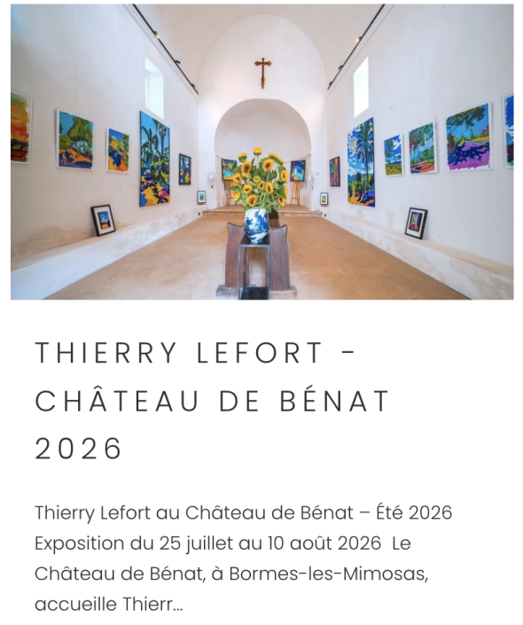 Thierry Lefort – Château de Bénat